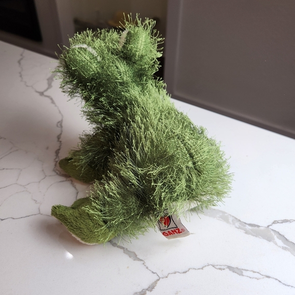 GANZ WEBKINZ GREEN FUZZY FROG 7” PLUSH STUFFED ANIMAL - Picture 3 of 7